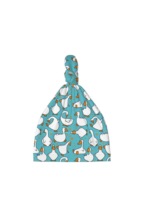Cartoon Funny Goose for Baby Hats 0-6 Months Beanies for Babies