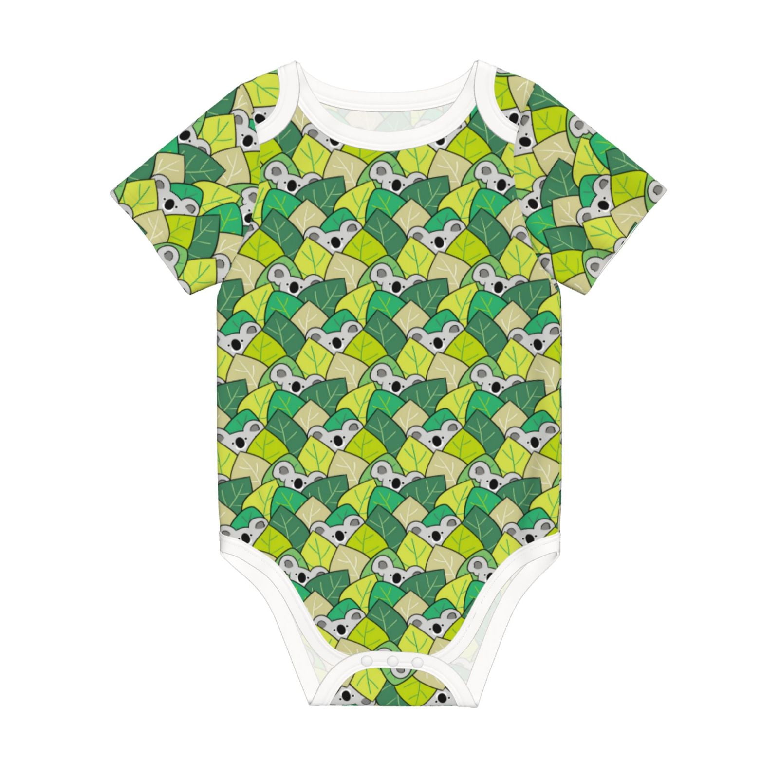 Rocae Cartoon Koala Bear and Leaf for Baby Climbing Clothes Soft Baby ...