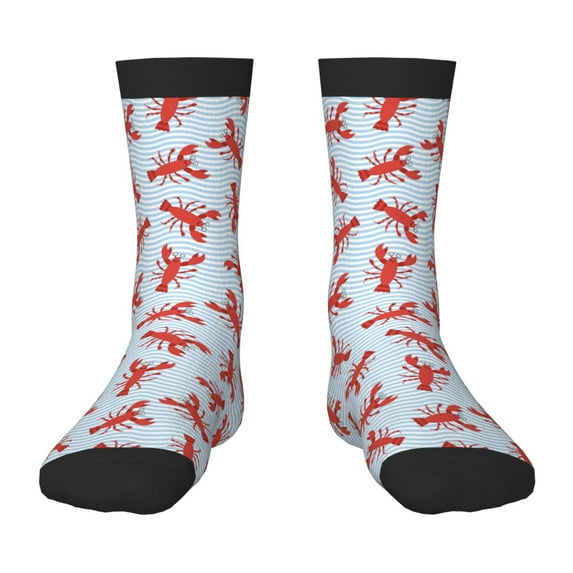 Rocae Cartoon Lobsters 1 for Girls Boys Crew Socks,Children's Socks, Kids Socks, Toddler Socks: Daily Wear with Kids School Uniform