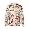 thumbnail image 1 of Rocae Cartoon Mushrooms Print Breathable Sun Protection Hoodie Quick-Dry Lightweight Long Sleeve Hoodie Unisex Running Sports Shirt X-Large, 1 of 9