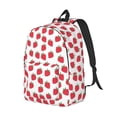 thumbnail image 1 of Rocae Cartoon Strawberry for Durable Canvas Backpack Leisure Large Bag Travel Rucksack Multi-function Backpack, 1 of 1