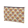 thumbnail image 1 of Rocae Cartoon Sunflowers for Cosmetic Bags for Women Paper Reusable Cosmetic Bag Travel Toiletry Organizer Capacity Multipurpose Zipper Pouch, 1 of 8
