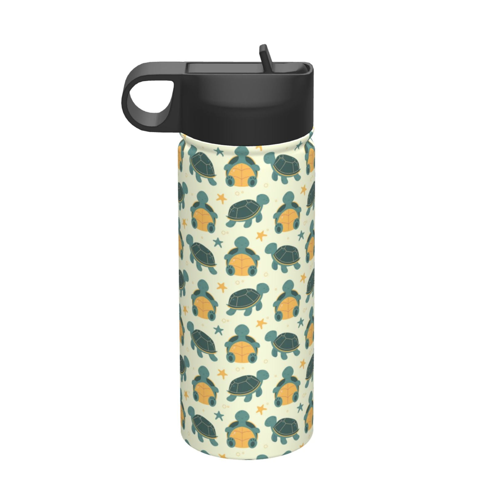 Turtle Shell Kettle Rocae Cartoon Turtles for 18oz Sports Insulated Kettle Stainless Steel ...