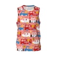 thumbnail image 1 of Rocae Cartoon with Traffic Elements for Men's Basketball Jersey Lightweight and Breathable Athletic Tank Top,Quick-Drying Sports Jersey XX-Large, 1 of 9