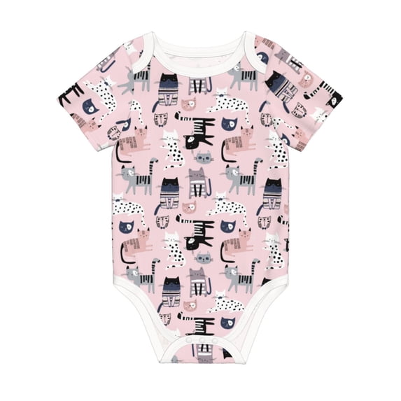 Rocae Cat for Baby Climbing Clothes Soft Baby Romper for Active Infants Comfortable and Breathable Crawling Jumpsuit Unisex Baby Outfit 9M