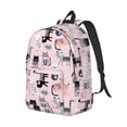 thumbnail image 1 of Rocae Cat for Durable Canvas Backpack Leisure Large Bag Travel Rucksack Multi-function Backpack Medium, 1 of 8