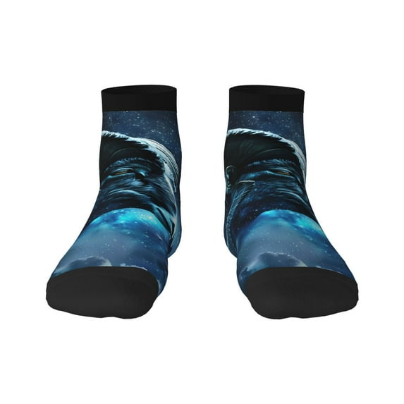 Rocae Celestial Ram Night Sky for Premium Adult Socks,Comfortable, Breathable, and Durable Socks, Perfect for Everyday Wear