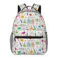 thumbnail image 1 of Rocae Chemical Flasks And Test Tubes Print Lightweight Casual Backpack Travel Hiking Backpack Carry on Laptop Backpack, 1 of 5