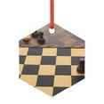 thumbnail image 1 of Rocae Chess Board With Pawns for Acrylic Christmas Pendant Ornament for Festive Decor Hanging Pendant,Perfect for Home and Office-Hexagon, 1 of 7