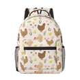 thumbnail image 1 of Rocae Chicken Family for Comfortable Student Backpack - Lightweight ,Durable School Bag Ideal for Middle School, High School, and College, 1 of 6