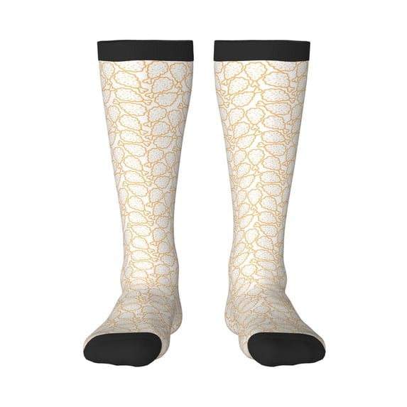 Rocae Chicken Leg for Novelty Casual compression Socks For Women Men Contrast Color Stockings