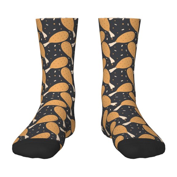 Rocae Chicken Legs for Girls Boys Crew Socks,Children's Socks, Kids Socks, Toddler Socks: Daily Wear with Kids School Uniform