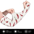 thumbnail image 1 of Rocae Chili for Sports Cooling Arm Compression Sleeves for Men Women Teenager,Breathable,Outdoor Essentials Sun Protection Arm Sleeves, 1 of 8