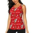 thumbnail image 1 of Rocae Christmas Deer 1 for Women's Workout Tank Top Sleeveless Tops Athletic Tank Tops for Women-Small, 1 of 7