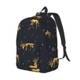 thumbnail image 1 of Rocae Christmas Deers for Durable Canvas Backpack Leisure Large Bag Travel Rucksack Multi-function Backpack, 1 of 1