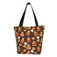 thumbnail image 1 of Rocae Christmas Gingerbread Cookies for Shoulder Bags for Women Tote Bag for Women with Zipper Closure, 1 of 6