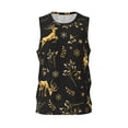 thumbnail image 1 of Rocae Christmas Gold Deers1 for Men's Basketball Jersey Lightweight and Breathable Athletic Tank Top,Quick-Drying Sports Jersey Medium, 1 of 9