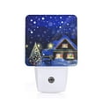 thumbnail image 1 of Rocae Christmas Night for 0.5W Plug in Night Light, Dusk to Dawn, Bright Nightlight Auto-On/Off-UK, 1 of 7