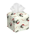 thumbnail image 1 of Rocae Christmas Pug Dog for High-grade Leather Tissue Box, Exquisite Fashionable Design, Office Tissue Box, Waterproof Family Tissue Box, 1 of 8