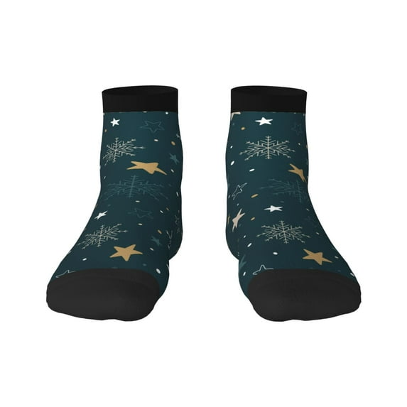 Rocae Christmas Snowflake for Premium Adult Socks,Comfortable, Breathable, and Durable Socks, Perfect for Everyday Wear