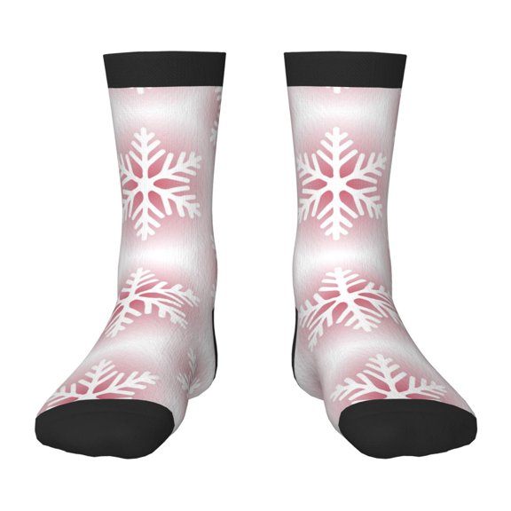 Rocae Christmas Snowflakes for Girls Boys Crew Socks,Children's Socks, Kids Socks, Toddler Socks: Daily Wear with Kids School Uniform