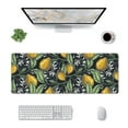 thumbnail image 1 of Rocae Citrus Fruits Elegant Lemons for Gaming Mouse Pad, Mouse Pad Large, Office Computer Keyboard Mousepad, Keyboard and Mouse Pad with Stitched Edges,31.5 x 11.8 in, 1 of 5