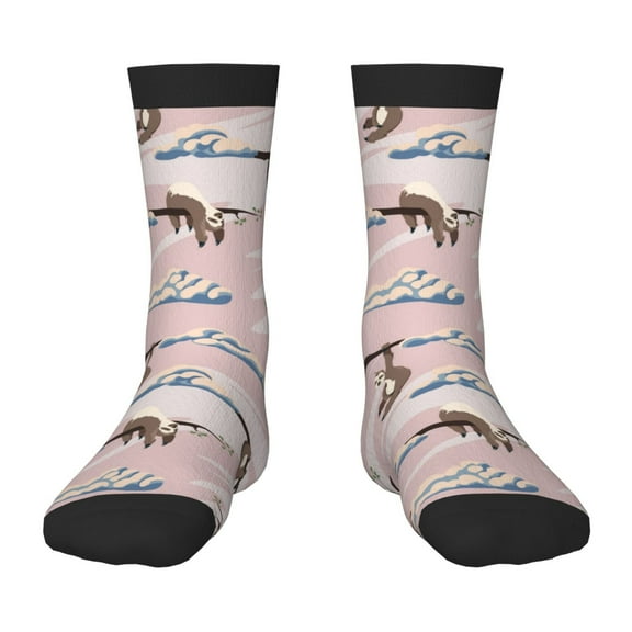 Rocae Cloud Sloth for Girls Boys Crew Socks,Children's Socks, Kids Socks, Toddler Socks: Daily Wear with Kids School Uniform