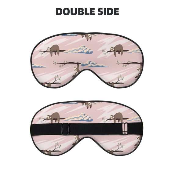Rocae Cloud Sloth for Mask for Women Men, Luxury Eye Cover Eye Shade with Adjustable Strap for Travel, Nap, Meditation