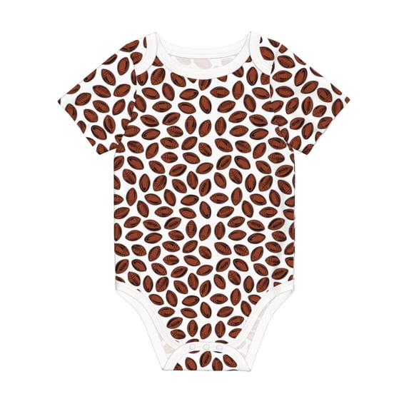Rocae Coffee Rugby for Baby Climbing Clothes Soft Baby Romper for Active Infants Comfortable and Breathable Crawling Jumpsuit Unisex Baby Outfit 2 Years