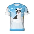thumbnail image 1 of Rocae Collie in Bathtub for Men's Moisture-Wicking Crew Tee - T-Shirt for Sports, Outdoor Activities, and Casual Wear3X-Large, 1 of 9