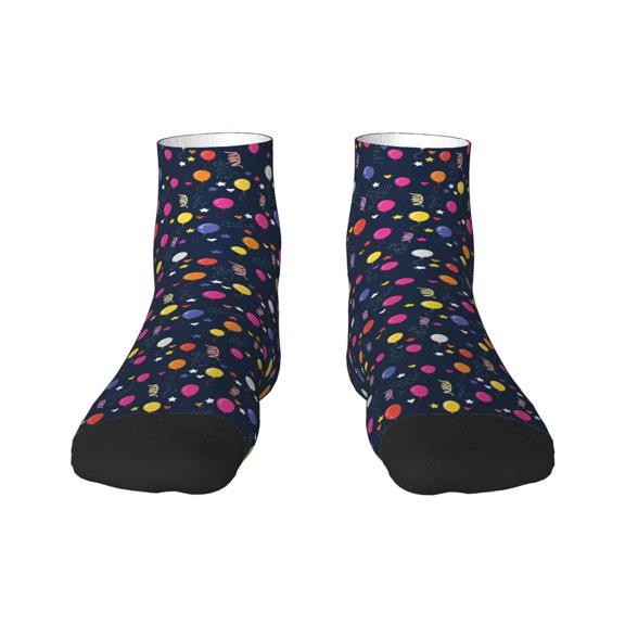 Rocae Colored Balloons for Premium Adult Socks,Comfortable, Breathable, and Durable Socks, Perfect for Everyday Wear