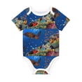 thumbnail image 1 of Rocae Colorful Coral Reef for Baby Climbing Clothes Soft Baby Romper for Active Infants Comfortable and Breathable Crawling Jumpsuit Unisex Baby Outfit 2 Years, 1 of 8