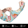 thumbnail image 1 of Rocae Colorful Donut for Sports Cooling Arm Compression Sleeves for Men Women Teenager,Breathable,Outdoor Essentials Sun Protection Arm Sleeves, 1 of 8