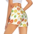 thumbnail image 1 of Rocae Colorful Lemons for Women's Athletic Shorts Quick Dry Workout Hiking Shorts With Pockets for Running, Yoga, Gym, Sports Large, 1 of 9