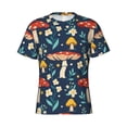 thumbnail image 1 of Rocae Colorful Mushrooms for Men's Moisture-Wicking Crew Tee - T-Shirt for Sports, Outdoor Activities, and Casual Wear, 1 of 9