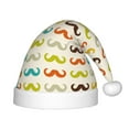 thumbnail image 1 of Rocae Colorful Mustache for Christmas Hat for Kids Hats Christmas Party Supplies, 1 of 6
