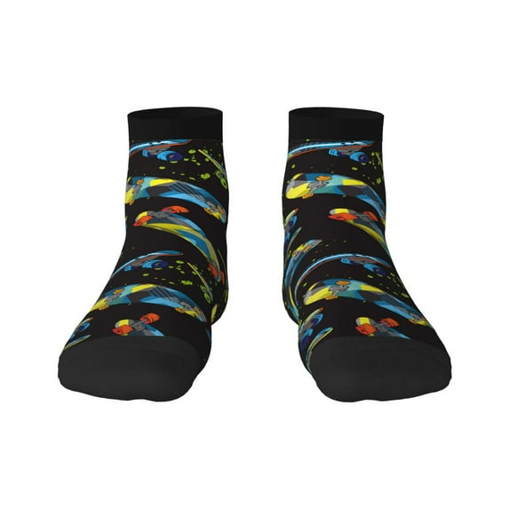 Rocae Colorful Skateboard for Premium Adult Socks,Comfortable, Breathable, and Durable Socks, Perfect for Everyday Wear