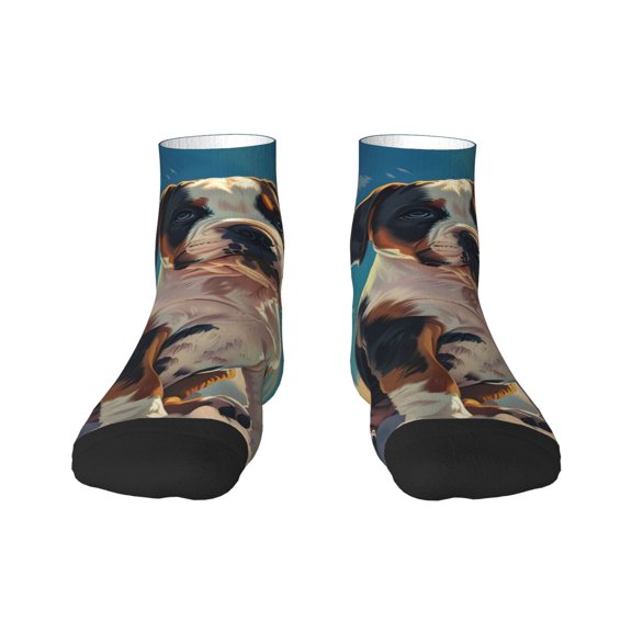 Rocae Colorful Sky Puppy for Premium Adult Socks,Comfortable, Breathable, and Durable Socks, Perfect for Everyday Wear