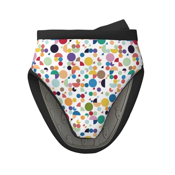 Rocae Colorful Spots for Mini Oven Mitts Rubber Oven Glove, Kitchen Mittens, Cute Cooking Mitts,5.9"x5.9"