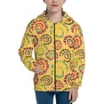 thumbnail image 1 of Rocae Colourful Tie Dye 1 for Zip Up Hoodies for Teen Sweatshirt with Hood-Medium, 1 of 6