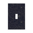 thumbnail image 1 of Rocae Copper-Gold Gloss Outline Peony for Decorator Light Switch or Receptacle Outlet Wall Plate,Polycarbonate Thermoplastic-Style T, 1 of 6