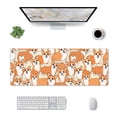 thumbnail image 1 of Rocae Corgi Animal for Gaming Mouse Pad, Mouse Pad Large, Office Computer Keyboard Mousepad, Keyboard and Mouse Pad with Stitched Edges,31.5 x 11.8 in, 1 of 5