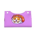thumbnail image 1 of Rocae Corgi In Sushi Roll Print Long Tissue Box Lid Durable Leather Tissue Box Lid Can Be Used as Modern Home Decoration, 1 of 9