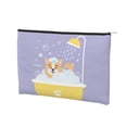 thumbnail image 1 of Rocae Corgi Washing in Bathtub for Cosmetic Bags for Women Paper Reusable Cosmetic Bag Travel Toiletry Organizer Capacity Multipurpose Zipper Pouch, 1 of 8