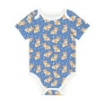 thumbnail image 1 of Rocae Corgi for Baby Climbing Clothes Soft Baby Romper for Active Infants Comfortable and Breathable Crawling Jumpsuit Unisex Baby Outfit 3 Months, 1 of 8