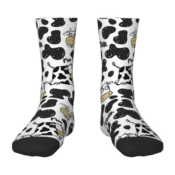 Rocae Cow for Girls Boys Crew Socks,Children's Socks, Kids Socks, Toddler Socks: Daily Wear with Kids School Uniform