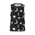 thumbnail image 1 of Rocae Crescent and Stars for Men's Basketball Jersey Lightweight and Breathable Athletic Tank Top,Quick-Drying Sports Jersey Large, 1 of 9