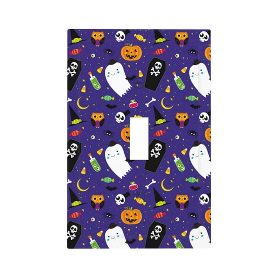 Rocae Cute And Creepy for Decorator Light Switch or Receptacle Outlet Wall Plate,Polycarbonate Thermoplastic-Style T