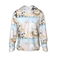 thumbnail image 1 of Rocae Cute Animals Print Breathable Sun Protection Hoodie Quick-Dry Lightweight Long Sleeve Hoodie Unisex Running Sports Shirt Large, 1 of 9