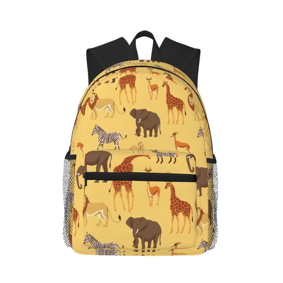 Rocae Cute Animals for Lightweight Casual Backpack Travel Hiking Backpack Carry On Laptop Backpack